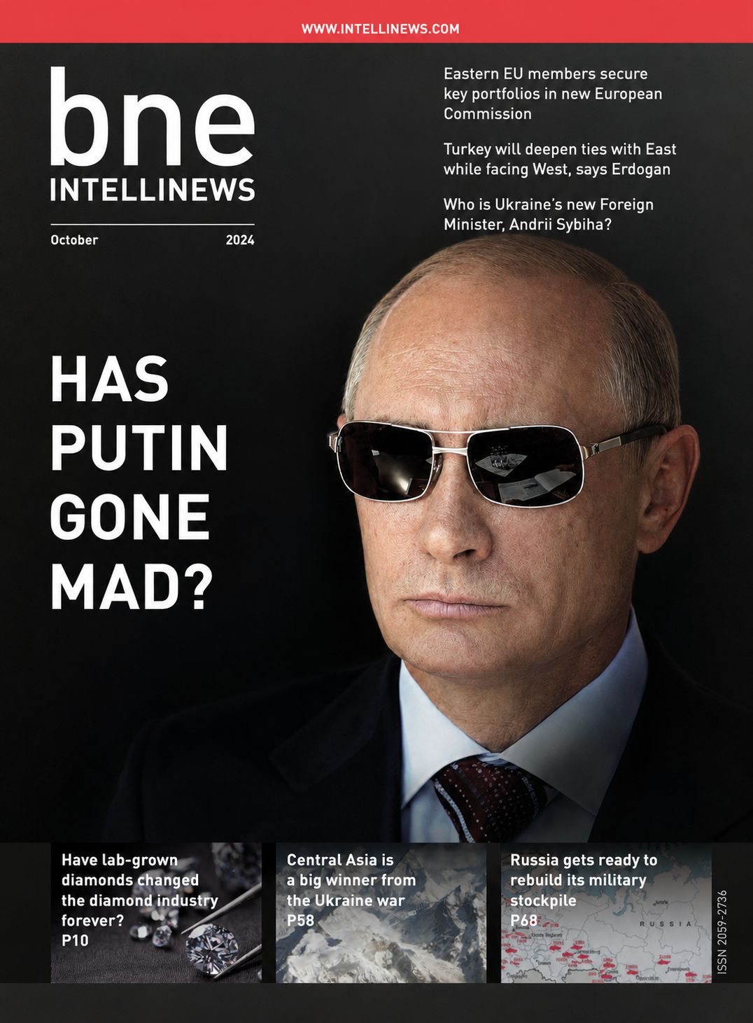 IntelliNews cover story 'Has Putin gone mad?' published in the first week after Russia's invasion of Ukraine